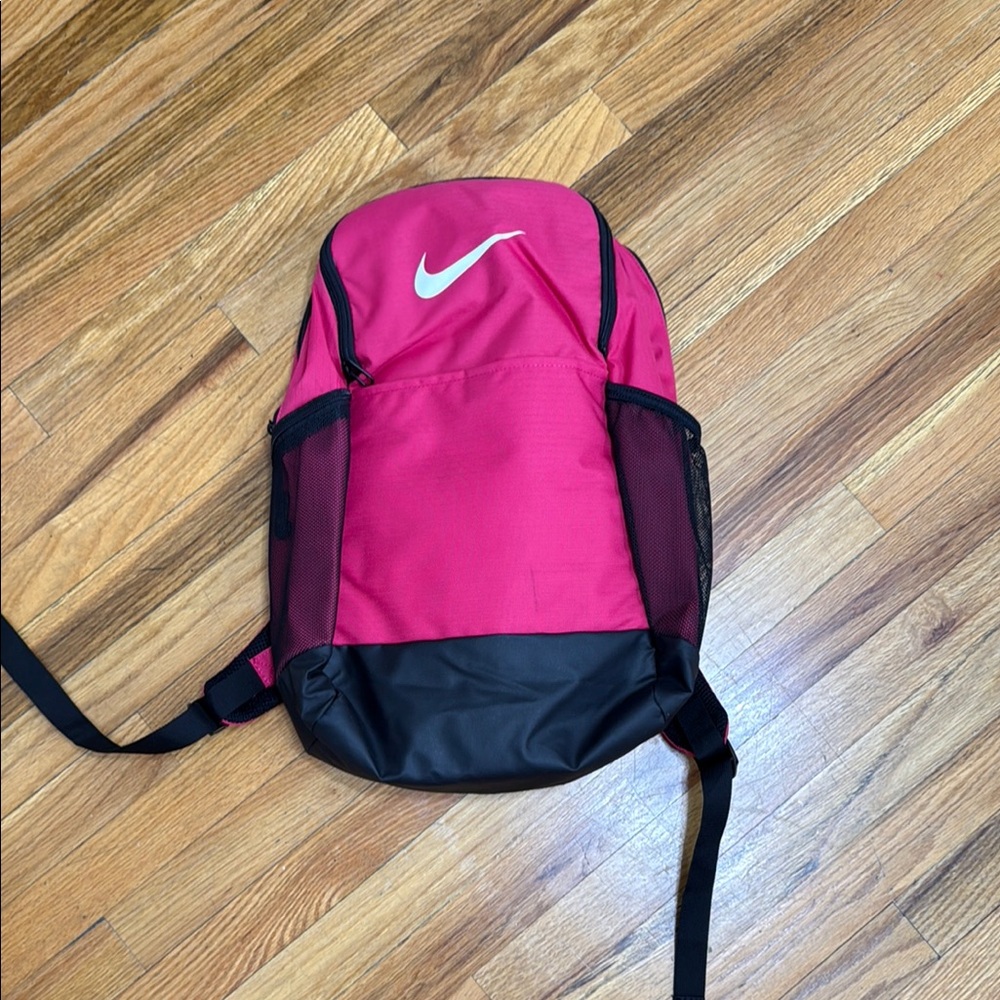 Nike Pink and Black Athletic Backpack